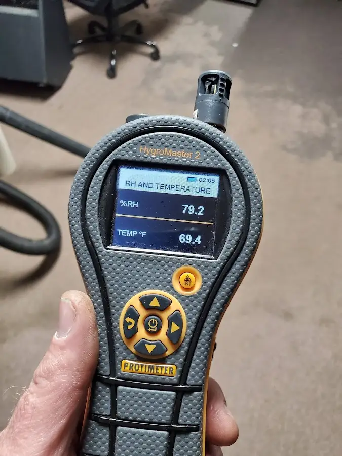 Moisture meter humidity assessment for Fire & Smoke Damage Restoration in Rancho Murieta